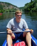 Hal on the Dordogne  Canoe trip down the Dordogne River : 2006, Dordogne River, France, Hal, Sarlot, _year_