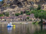 caves on the Dordogne  Canoe trip down the Dordogne River : 2006, Dordogne River, France, Hal, Sarlot, Teresa, _year_