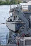 Whale Boat 2  Whale boat on deck of DD-933 Barry : DC Trip 2014, DD-933, Naval Yard, destroyer, ship