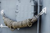 Stowed Rope  Stowed Rope on DD-933 Barry : DC Trip 2014, DD-933, Naval Yard, destroyer, ship