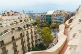 Barcelona - Casa Mila  Casa Mila, popularly known as La Pedrera designed by architect Antoni Gaudí, built between 1906 and 1912. : 2015, Barcelona, Casa Mila, Spain