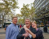 Barcelona - Les Rambles : 2015, Barcelona, Hal, Lois, Spain, Steve