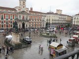 Madrid - Puerta del Sol  Pictures of Puerta del Sol from rooms in Hotel Europa : 2015, Madrid, Puerta del Sol, Spain