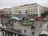 Madrid - Puerta del Sol  Pictures of Puerta del Sol from rooms in Hotel Europa : 2015, Madrid, Puerta del Sol, Spain