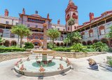Froggy Fountain  St. Augustine Ponce De Leon Hotel / Flagler College courtyard. : Florida, Ponce de Leon Hotel, St. Augustine