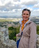20181014 164602 : 2018, Castle of the Moors (Castelo dos Mouros), Park of Pena (Parque da Pena), Portugal, Sintra, Teresa, _highlights_, _year_