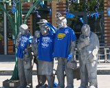 Waiting for the Interurban  Fremont statues  Waiting for the Interurban Artist Richard Beyer Fremont neighborhood Seattle WA : 2018, Freemont, Seattle, sculpture