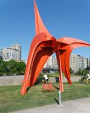 Eagle  Eagle Abstract sculpture by Alexander Calder. Olympic Sculpture Park, Seattle : 2018, Olympic Sculpture Park, Seattle