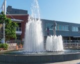 Father And Son (Father)  Father and Son 2005 fountain and sculpture by Louise Bourgeois Olympic Sculpture Park It is made of stainless steel, aluminum, water and bronze (bell). : 2018, Olympic Sculpture Park, Seattle