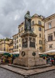 ILCE-6500-20190519-DSC05644  Statue of Giordano Bruno in Campo de' Fiori (Field of Flowers) : 2019, Campo de' Fiori, Italy, Rome