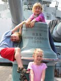 IMG 0306-S330  April 2004 Ocean Isle Beanc with the Bowen family USS North Carolina : 2004, Alison, Audrey Bowen, Cole Bowen, NC, Ocean Isle Beach, USS North Carolina