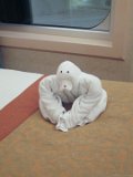 100 HS-20120619-IMG 0170  towel art gorilla : 2012, Carribean, cruise