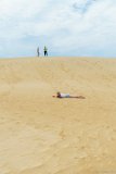 Alison Takes a Tumble 2  Jockey's Ridge State Park : 2016, Alison, Jockey's Ridge State Park, Kill Devil Hills, Lois, Meghan