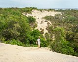 What's Down there?  Jockey's Ridge State Park : 2016, Alison, Jockey's Ridge State Park, Kill Devil Hills, Meghan