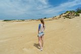 Pondering  Jockey's Ridge State Park : 2016, Alison, Jockey's Ridge State Park, Kill Devil Hills