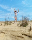 Happy in the Dunes  Jockey's Ridge State Park : 2016, Alison, Jockey's Ridge State Park, Kill Devil Hills