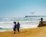 Group on beach 2 : 2016, Kill Devil Hills, beach