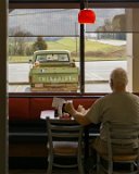 Waiting For The Man 2  Dog waiting for thier owner in a truck outside Hardee's : Charlotte